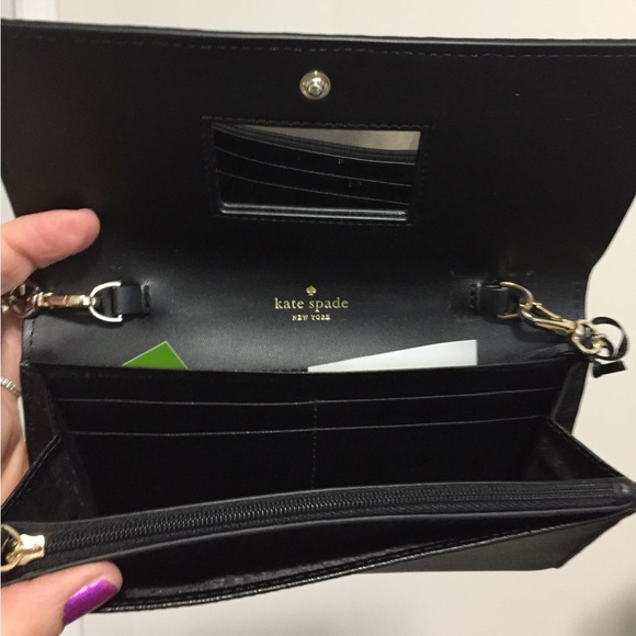 Kate spade glitter shoulder bag clutch NEW - Picture 10 of 12